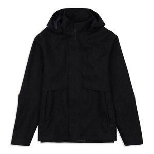 Lululemon Storm Break Rain Jacket, Wool Heathered Black, Large